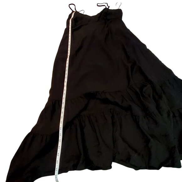 A New Day Black Sleeveless Maxi Dress XXL Rayon/Nylon Lightweight Flowy Design - Picture 9 of 12